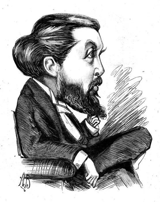 Framed Print : Caricature of Wiliam Wilde, Irish journalist and poet Framed Print : Caricature of Wiliam Wilde, Irish journalist and poet