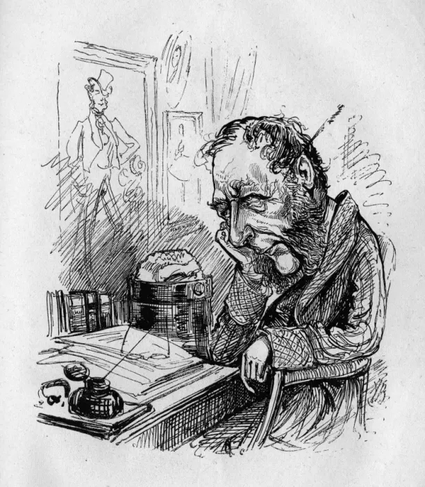 Framed Print : Caricature of William Ballantine, Serjeant-at-law Framed Print : Caricature of William Ballantine, Serjeant-at-law