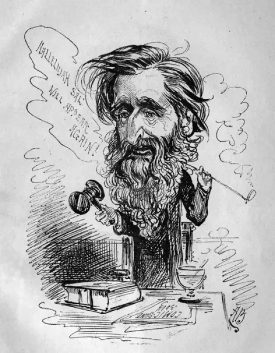 Framed Print : Caricature, William Booth, founder of the Salvation Army Framed Print : Caricature, William Booth, founder of the Salvation Army