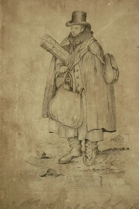 Framed Print : Caricature of William Buckland (1784-1856) Framed Print : Caricature of William Buckland (1784-1856)