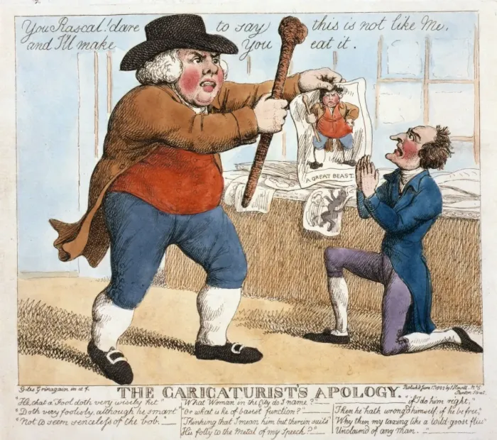 Framed Print : The caricaturists apology Framed Print : The caricaturists apology