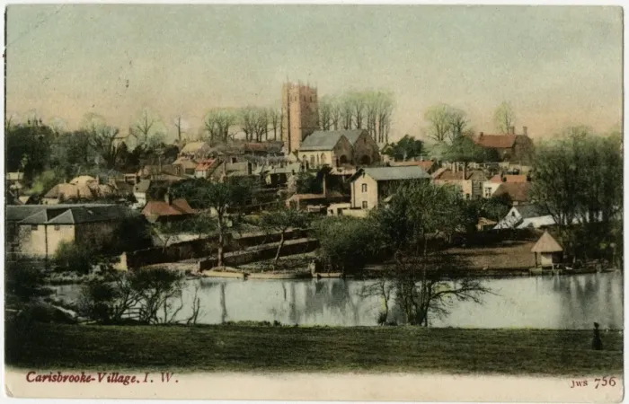 Framed Print : Carisbrooke, Isle of Wight, Hampshire - The Village Framed Print : Carisbrooke, Isle of Wight, Hampshire - The Village