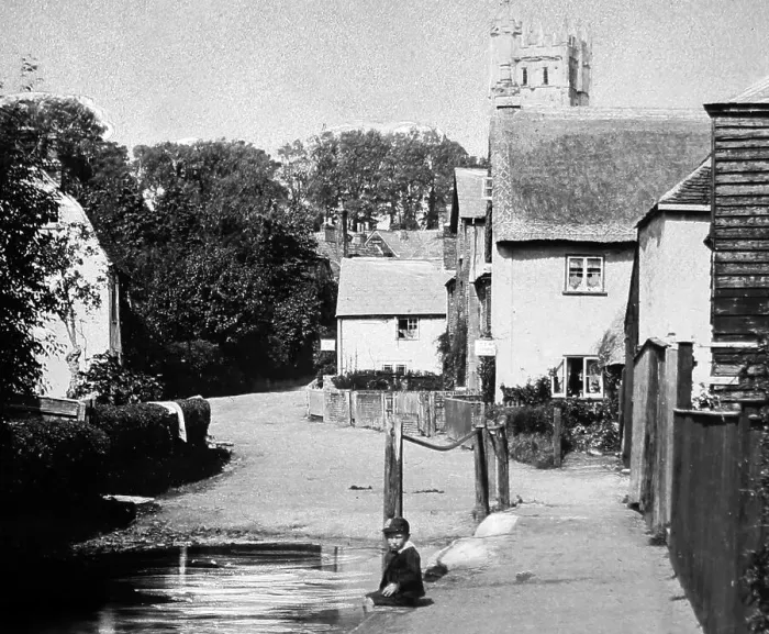 Framed Print : Carisbrooke, Isle of Wight, Victorian period Framed Print : Carisbrooke, Isle of Wight, Victorian period