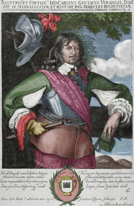 Framed Print : Carl Gustaf Wrangel (1613-1676). Swedish noble, statesman an Framed Print : Carl Gustaf Wrangel (1613-1676). Swedish noble, statesman an