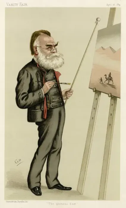 Framed Print : Carl Haag, painter Framed Print : Carl Haag, painter