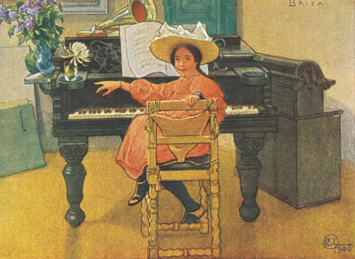 Framed Print : Carl Larsson Framed Print : Carl Larsson