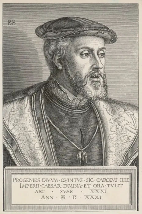 Framed Print : Carl V / Hre / B Beham / Furst Framed Print : Carl V / Hre / B Beham / Furst