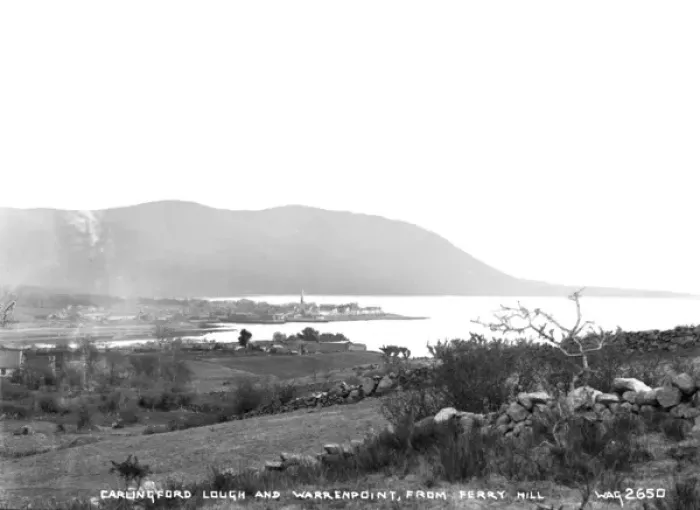 Framed Print : Carlingford Lough and Warrenpoint, from Ferry Hill