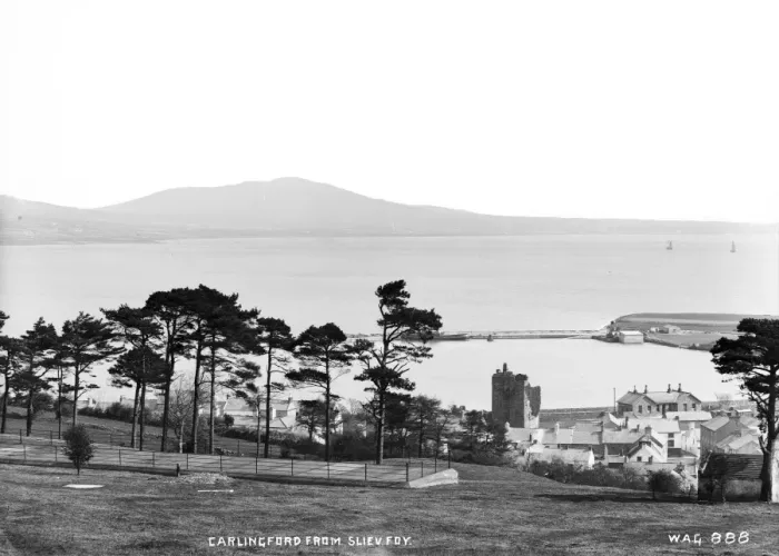 Framed Print : Carlingford from Slieve Foy Framed Print : Carlingford from Slieve Foy