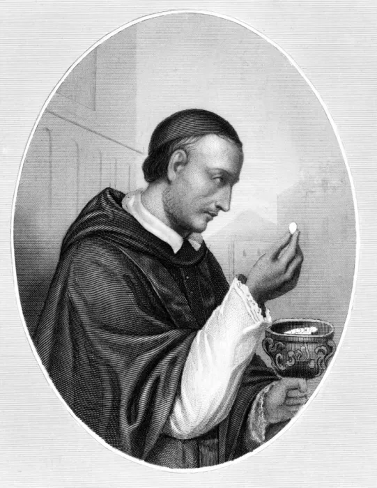 Framed Print : Carlo Borromeo at Mass Framed Print : Carlo Borromeo at Mass