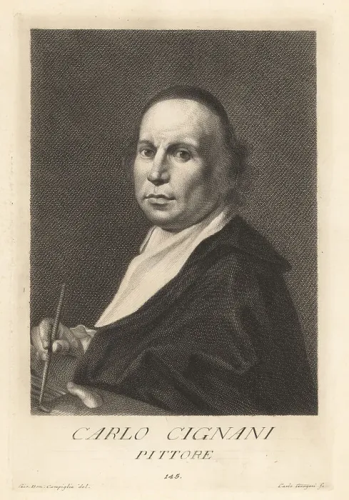 Framed Print : Carlo Cignani, Italian nobleman painter, 1628-1719 Framed Print : Carlo Cignani, Italian nobleman painter, 1628-1719