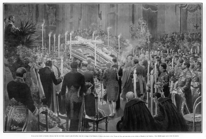 Framed Print : Carlos I Funeral Framed Print : Carlos I Funeral