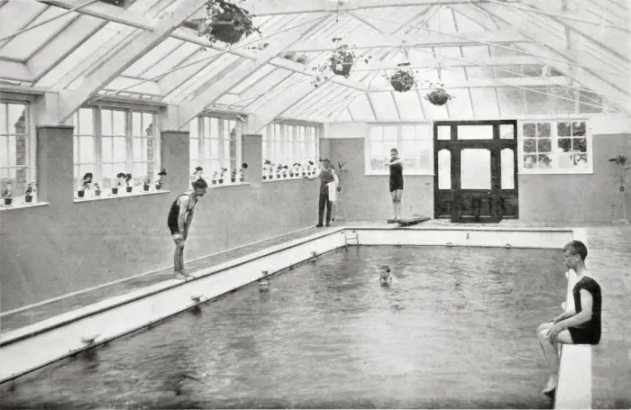 Framed Print : Carlton Reformatory School Swimming Bath Framed Print : Carlton Reformatory School Swimming Bath