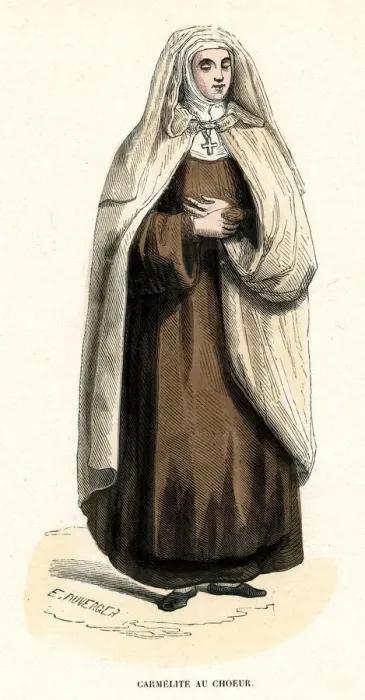 Framed Print : CARMELITE NUN Framed Print : CARMELITE NUN