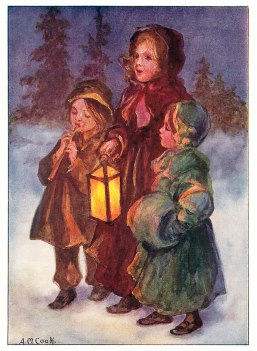 Framed Print : Carol singers Framed Print : Carol singers