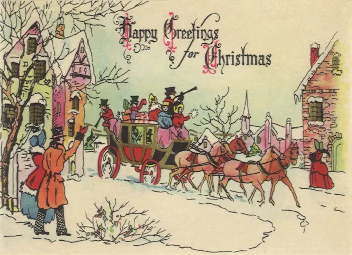 Framed Print : Caroler Carriage Date: 1940 Framed Print : Caroler Carriage Date: 1940