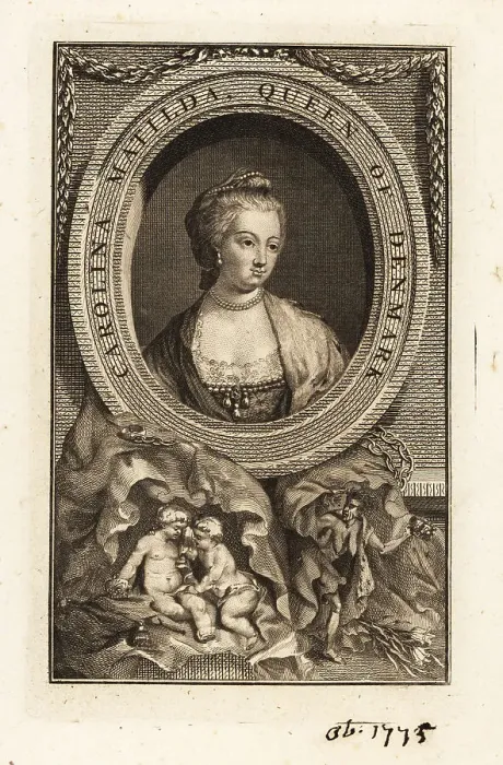 Framed Print : Carolina Matilda, Princess of Great Britain Framed Print : Carolina Matilda, Princess of Great Britain
