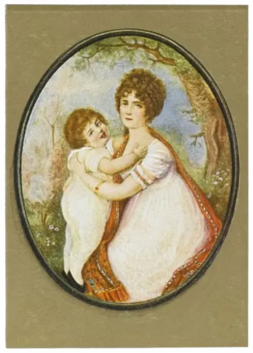 Framed Print : Caroline Bavaria / Miniatu Framed Print : Caroline Bavaria / Miniatu