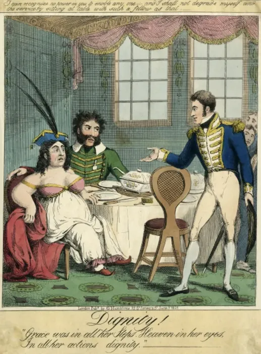 Framed Print : Caroline & Bergami / 1819 Framed Print : Caroline & Bergami / 1819
