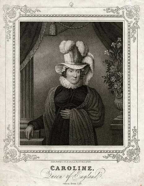Caroline Brunswick / 1821