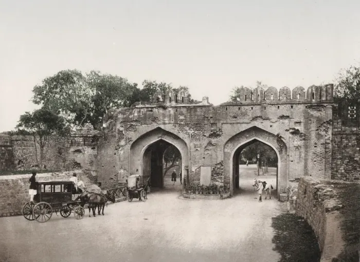 Framed Print : Carriage, Cashmere Gate, Kashmir Gate, Dehli India