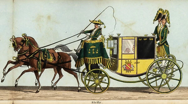 Carriage of Count Ludolf, Sicilian ambassador, in