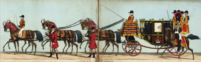 Framed Print : Carriage of the Duke and Duchess of Cambridge in Framed Print : Carriage of the Duke and Duchess of Cambridge in