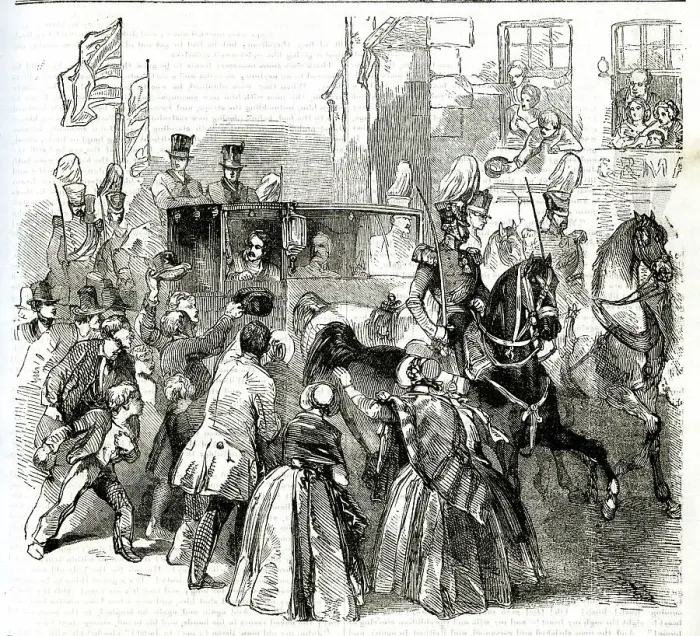 Framed Print : Carriage of the Turkish Ambassador, opening of Parliament Framed Print : Carriage of the Turkish Ambassador, opening of Parliament