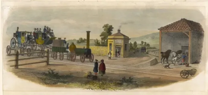 Framed Print : Carriages Taken by Train Framed Print : Carriages Taken by Train