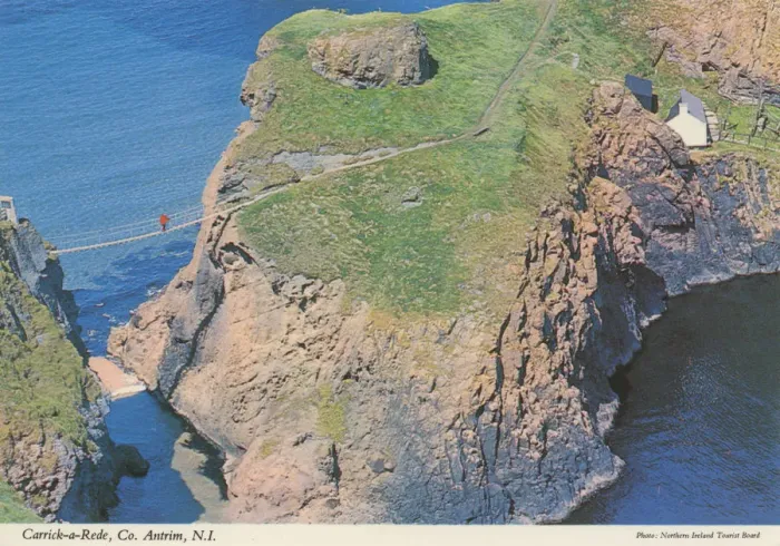 Framed Print : Carrick-a-Rede, Co. Antrim, N. I. by N. I. Tourist Board