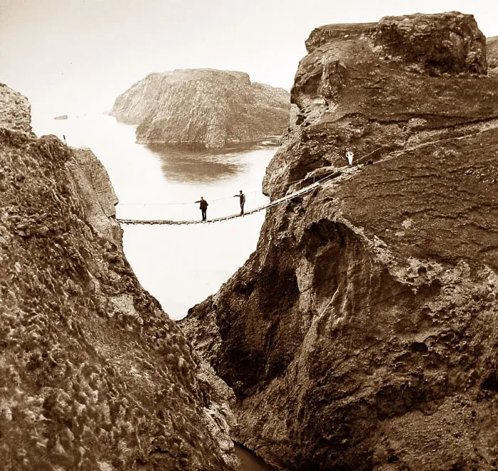 Framed Print : Carrick a Rede rope bridge, County Antrim, ireland Framed Print : Carrick a Rede rope bridge, County Antrim, ireland