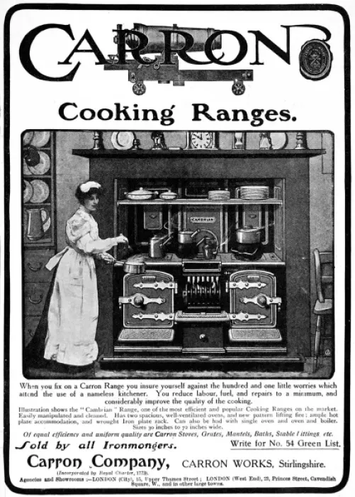 Framed Print : Carron Cooking Range Framed Print : Carron Cooking Range