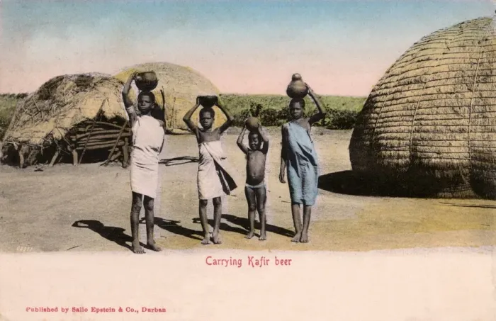 Framed Print : Carrying Native Beer - South Africa Framed Print : Carrying Native Beer - South Africa