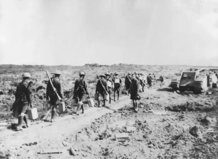 Framed Print : Carrying water to the front line, Western Front, WW1 Framed Print : Carrying water to the front line, Western Front, WW1