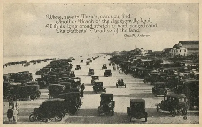 Framed Print : Cars on the beach, Jacksonville, Florida, USA Framed Print : Cars on the beach, Jacksonville, Florida, USA
