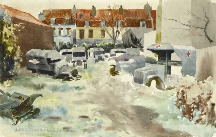 Framed Print : The Cars Graveyard, Malo, by Ernest Procter Framed Print : The Cars Graveyard, Malo, by Ernest Procter