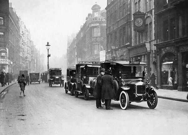 CARS IN LONDON STREET