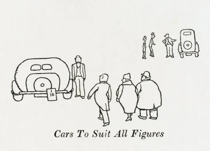 Framed Print : Cars To Suit All Figures / W H Robinson Framed Print : Cars To Suit All Figures / W H Robinson
