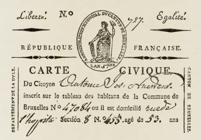 Framed Print : Carte Civique Framed Print : Carte Civique
