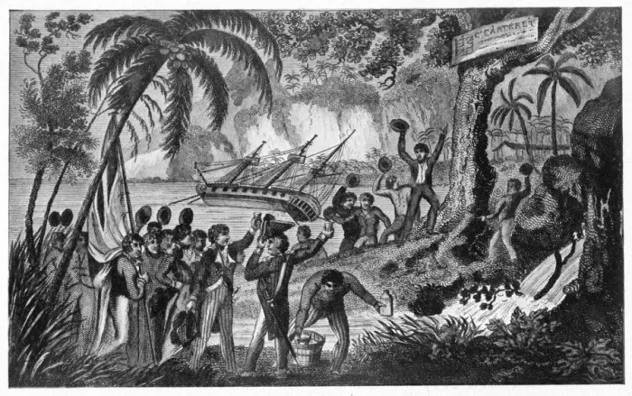 Framed Print : Carteret Lands 1767 Framed Print : Carteret Lands 1767
