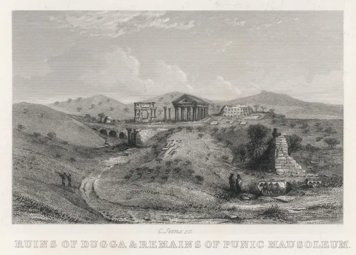 Framed Print : Carthage in 1860 Framed Print : Carthage in 1860