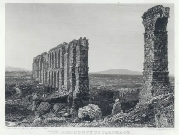 Framed Print : Carthage, Aqueduct Framed Print : Carthage, Aqueduct