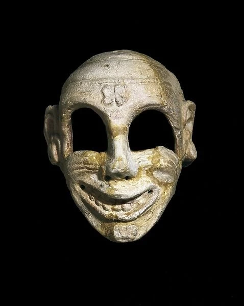 Carthaginian mask. Carthaginian art. SPAIN. Barcelona
