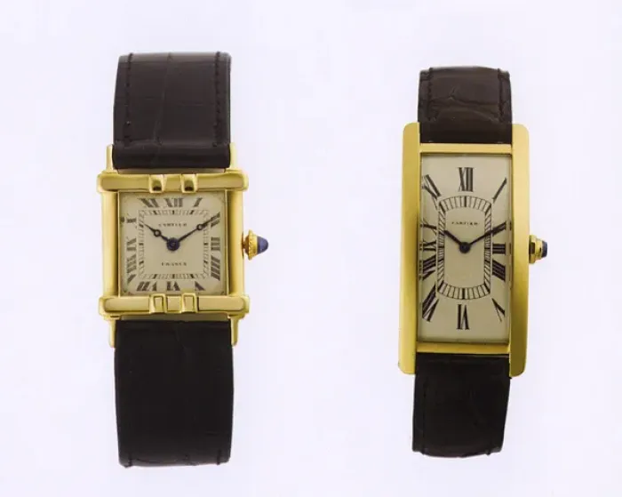 Framed Print : Two Cartier wristwatches Framed Print : Two Cartier wristwatches