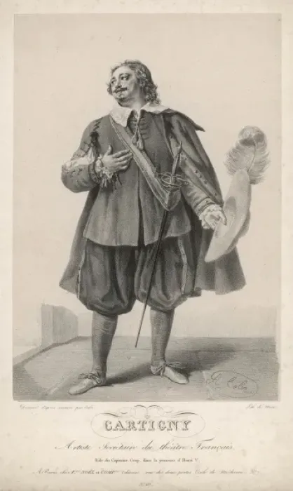 Framed Print : Cartigny as Capt. Coop