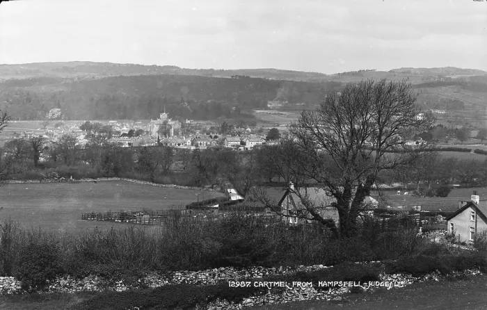 Framed Print : Cartmel from Hampsfell Framed Print : Cartmel from Hampsfell