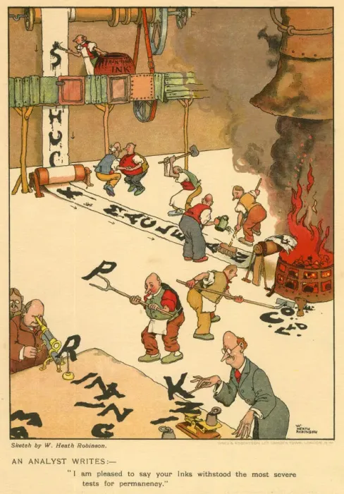 Framed Print : Cartoon advert for Shuck Maclean and Co Ltd Framed Print : Cartoon advert for Shuck Maclean and Co Ltd