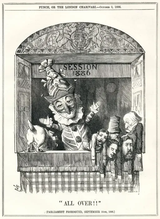 Framed Print : Cartoon, All Over!! (parliamentary session) Framed Print : Cartoon, All Over!! (parliamentary session)