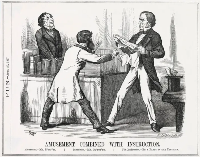 Framed Print : Cartoon, Amusement Combined with Instruction (Reform) Framed Print : Cartoon, Amusement Combined with Instruction (Reform)