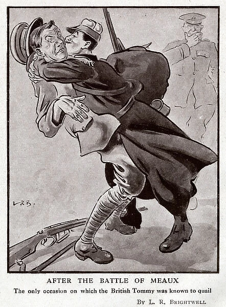 Cartoon, After the Battle of Meaux, WW1